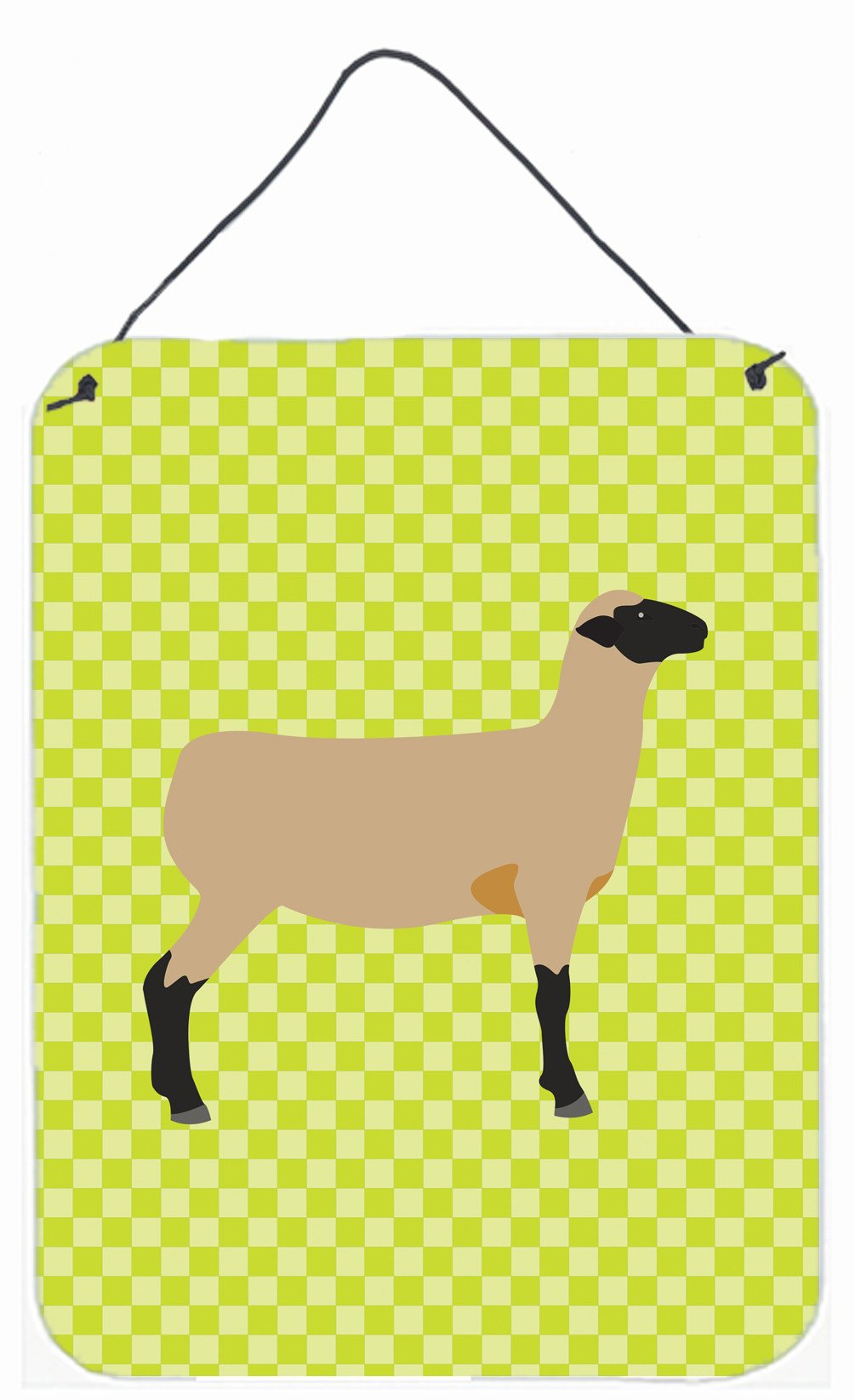 Hampshire Down Sheep Green Wall or Door Hanging Prints BB7802DS1216