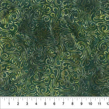 Black And Yellow Faded Swirls Cotton Wideback Fabric per yard