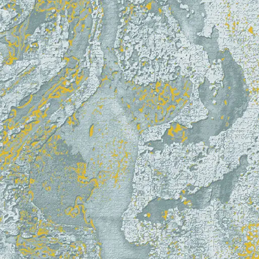 Blue Dried Clay Moonstone Cotton 44"/45" Fabric Per Yard