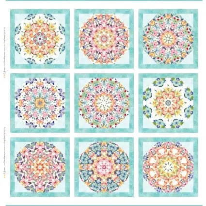 Butterfly Fantasy Butterfly Fantasy Panel Cotton 44"/45" Fabric Per Yard