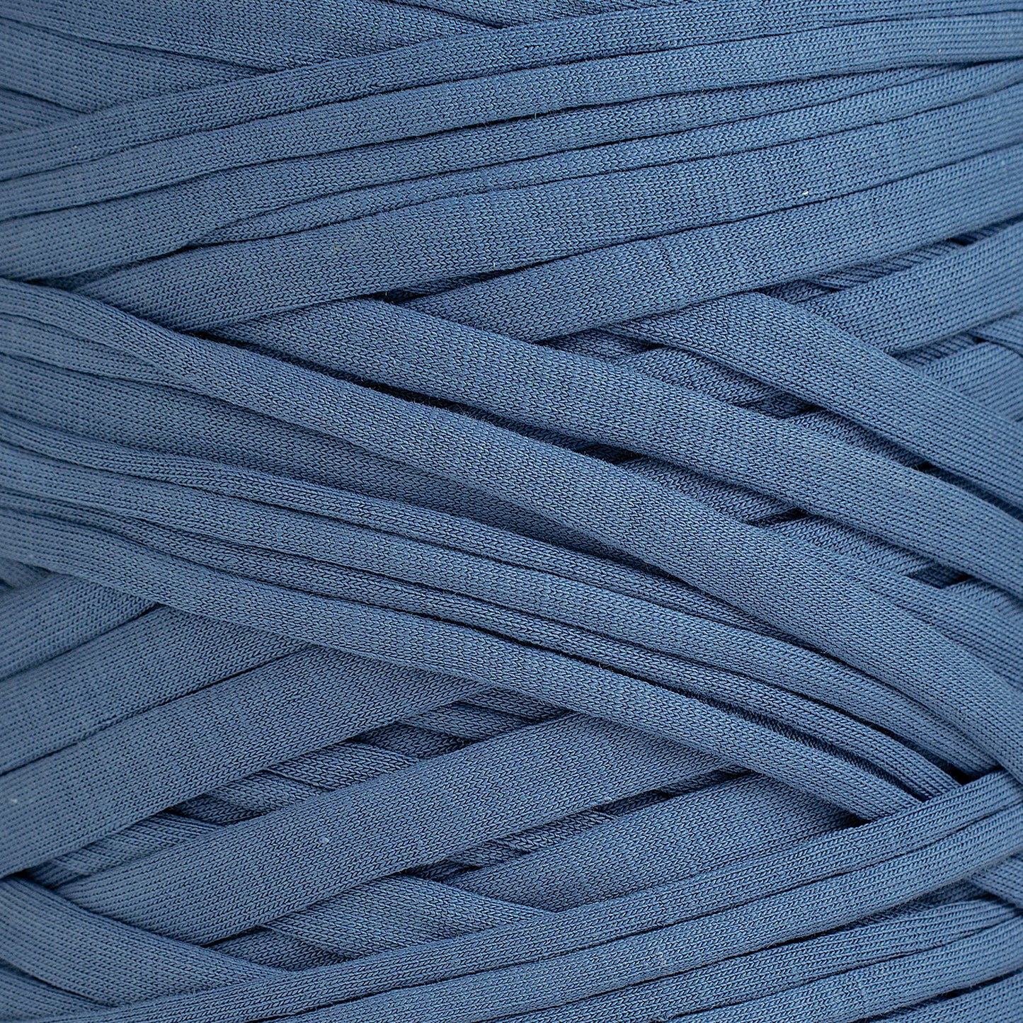Recycled T-Shirt Fabric Yarn - Denim Color