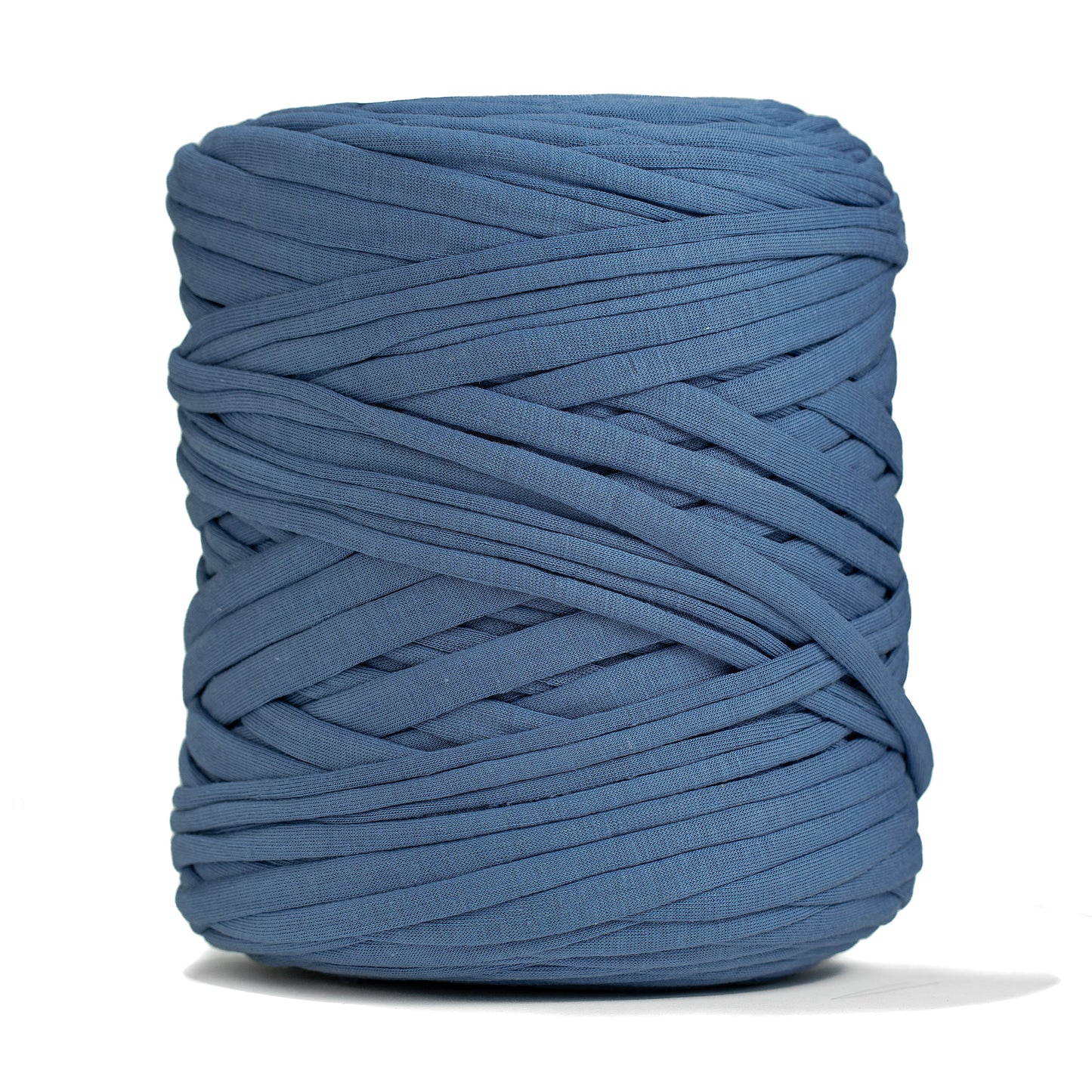 Recycled T-Shirt Fabric Yarn - Denim Color