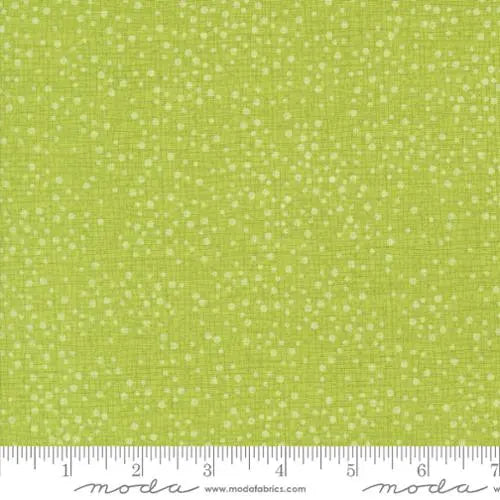 Dotty Thatched Lime 44"/45" Fabric Per Yard