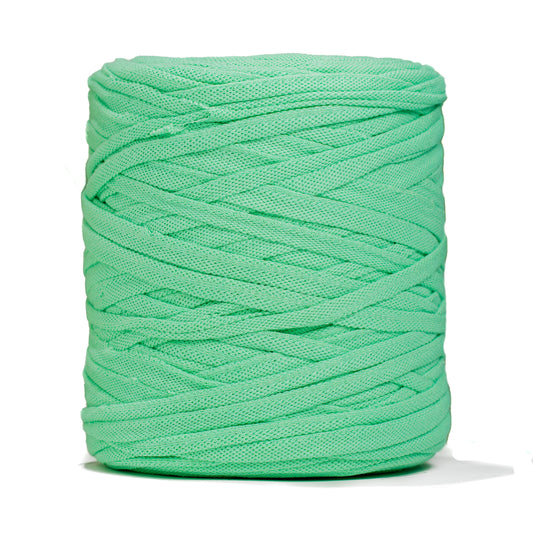 Recycled T-Shirt Fabric Yarn - Emerald Color