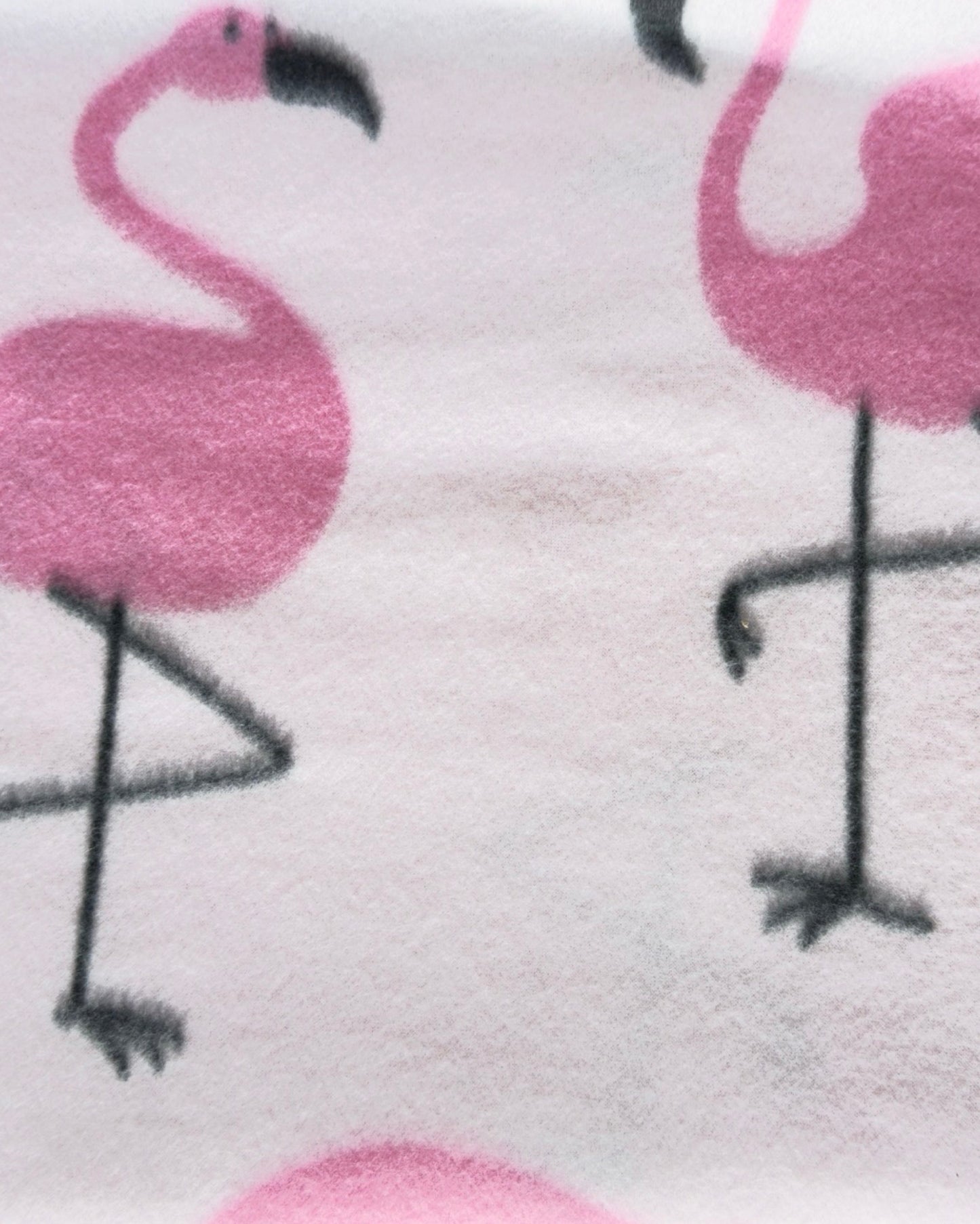 Pink Flamingo Print Anti-Pill Polar Fleece Fabric – 60 Inches Wide | Cozy & Fun | FabricLA