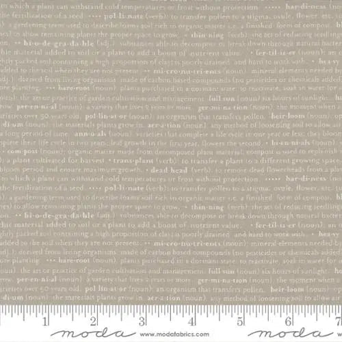 Flower Pot Taupe 44"/45" Fabric Per Yard