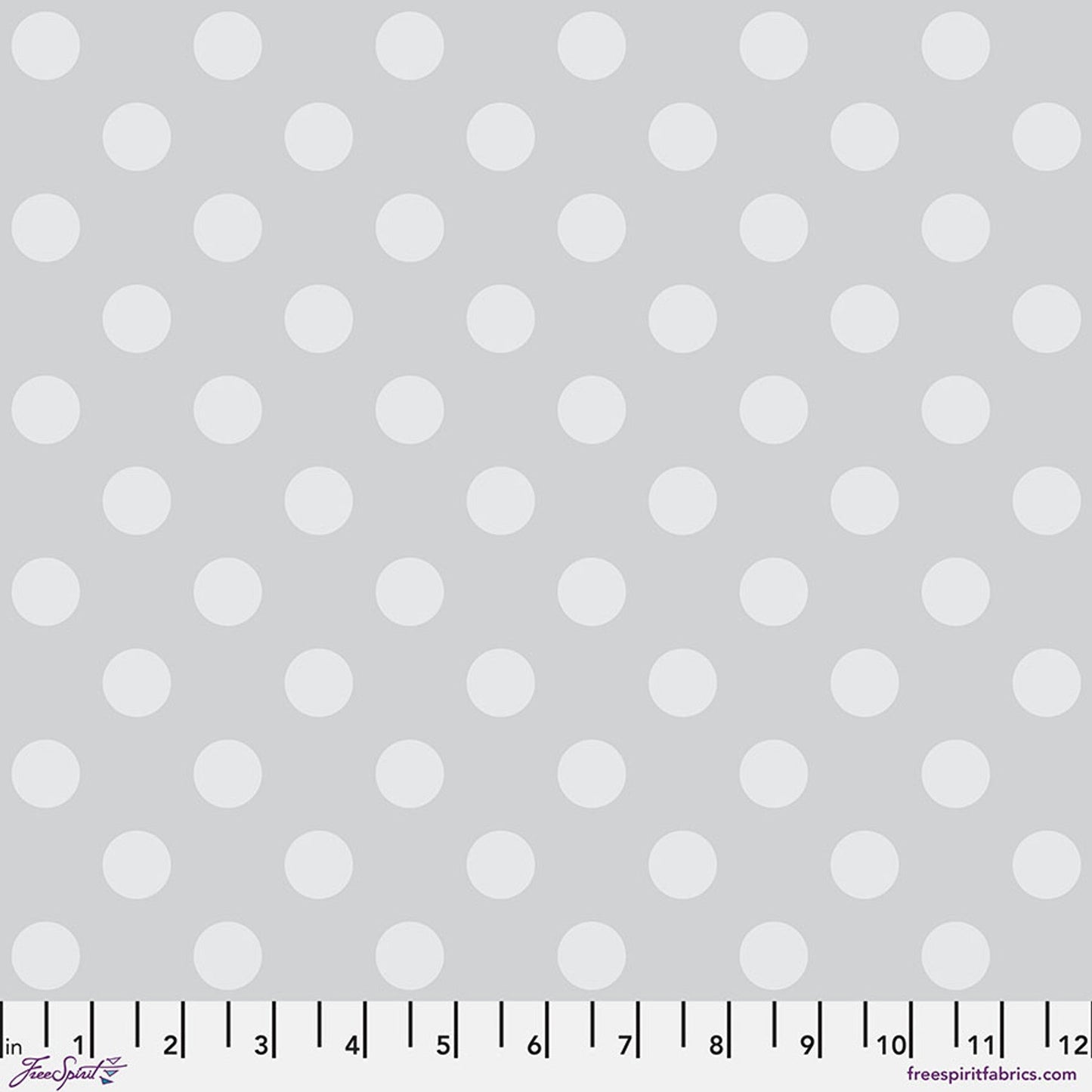 Fog Pom Pom True Colors 43/44" Cotton Fabric Per Yard