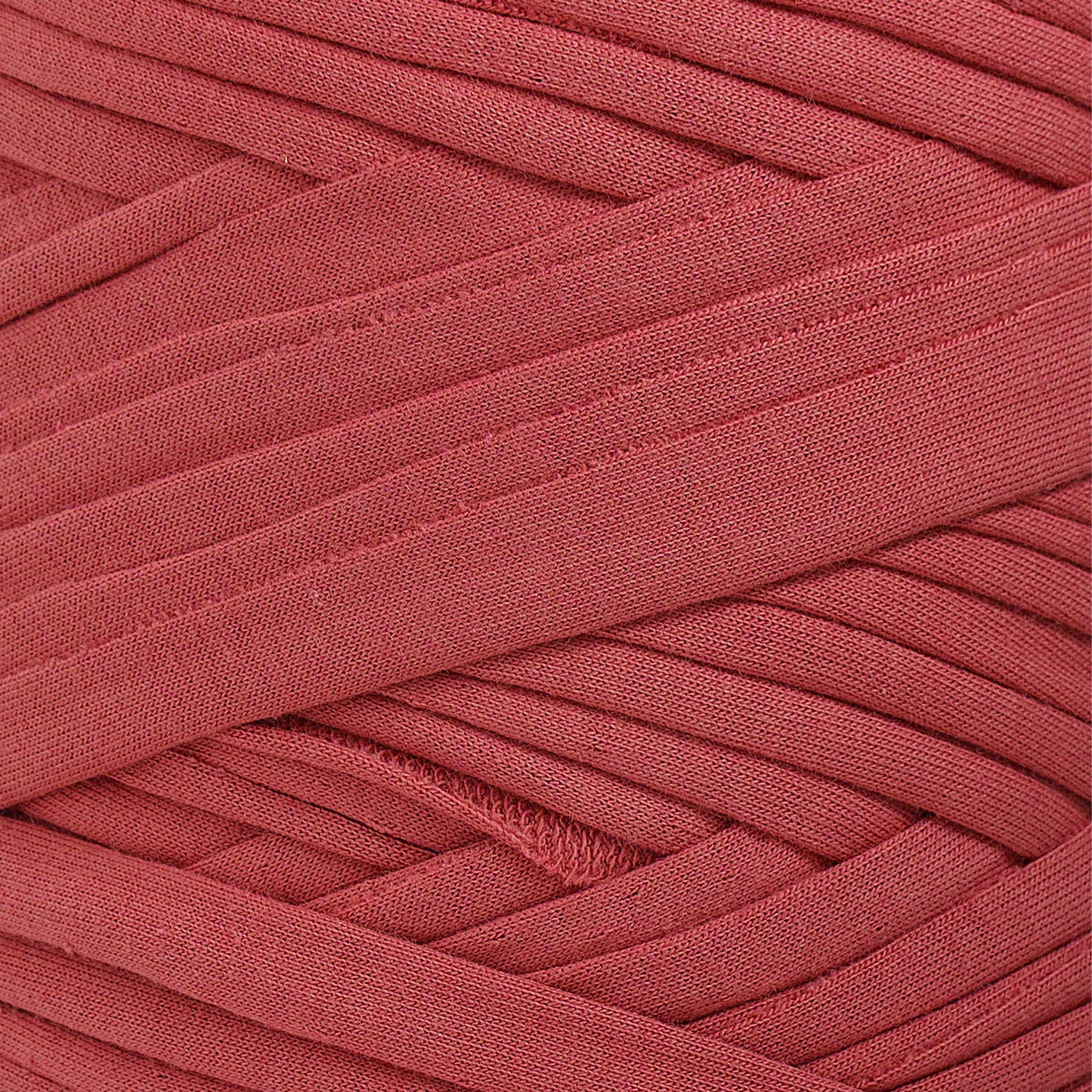Recycled T-Shirt Fabric Yarn - Hibiscus Color