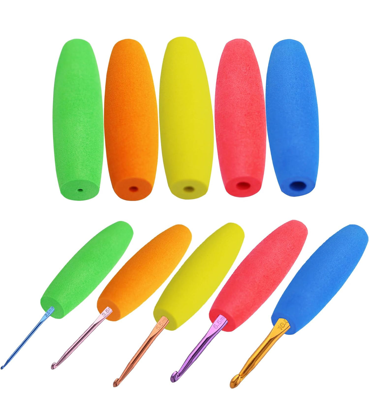 Crochet Hook Grips Set