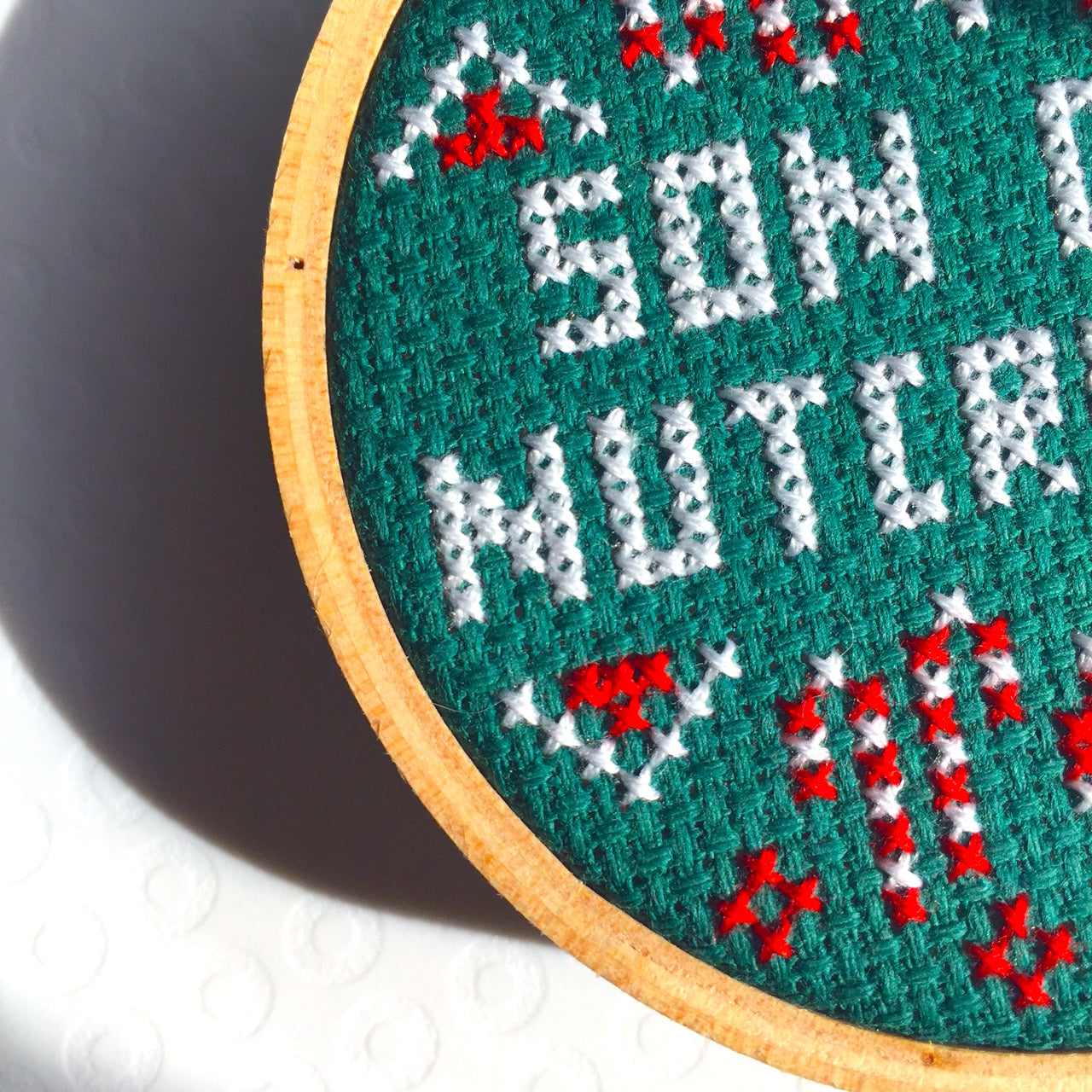 Son of a Nutcracker Counted Cross Stitch DIY KIT Beginner