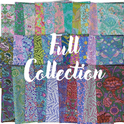 Kaffe x Morris & Co. Collection Pre-Cuts Fat Quarter Bundle (32 pieces)