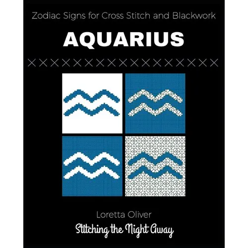 Zodiac Signs for Cross Stitching and Blackwork: Aquarius