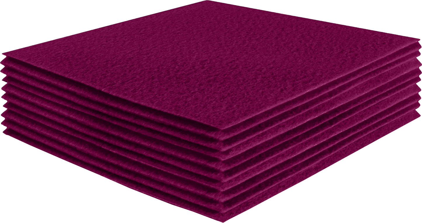 Oxblood Acrylic Felt Sheets | FabricLA Soft 100% Acrylic Felt