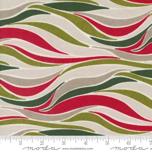 Pine Valley Snow Sleigh Ride Stripes Multi 44"/45" Fabric Per Yard