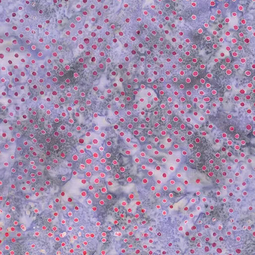 Purple Hyacinth Diamond Dots Cotton 44"/45" Fabric Per Yard