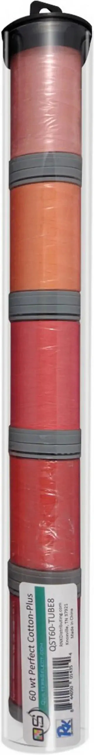 Quilters Select Thread - Tube of 5 colors 400M - SEASHELL SERENITY CORAL HARVEST MOON PARTY PINK