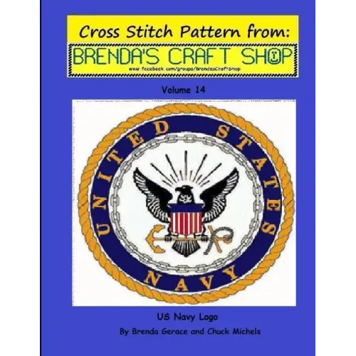 US Navy Logo - Cross Stitch Pattern from Brenda's Craft Shop: Cross Stitch Pattern from Brenda's Craft Shop