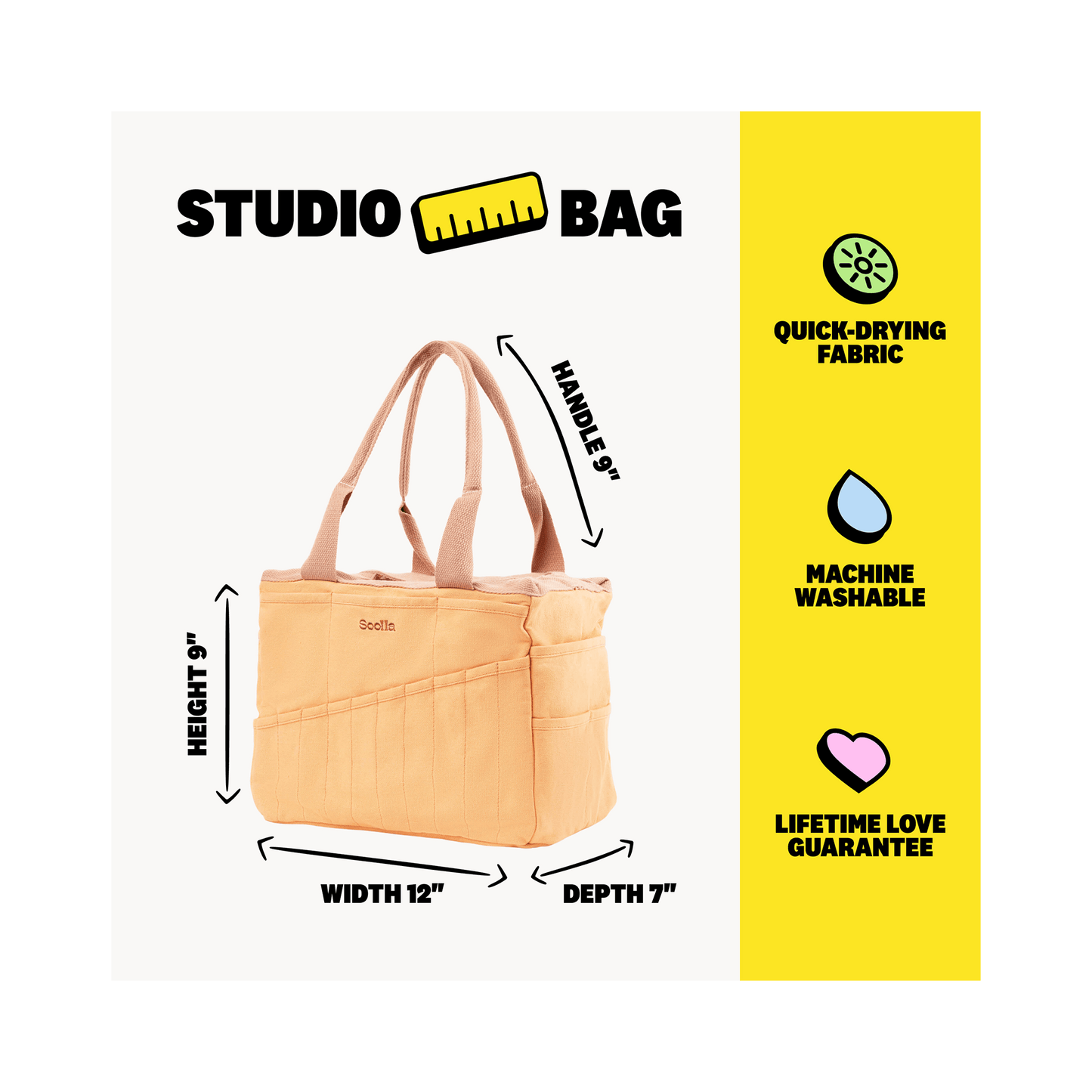 Soolla® Studio Bag, Creamsicle Crush