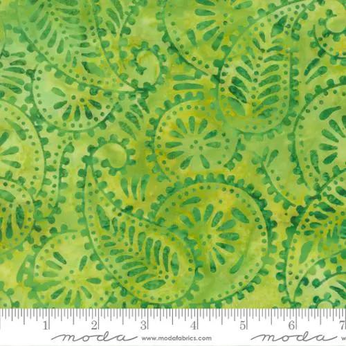 Sunburst Batiks Lime 4370-27 Cotton 44"/45" Fabric Per Yard
