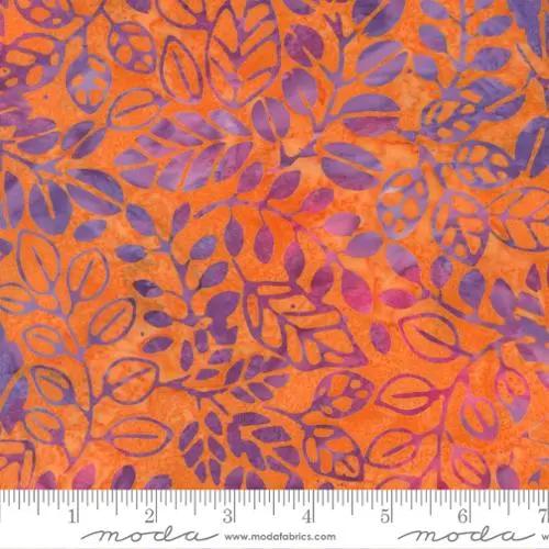 Sunburst Batiks Tangerine 4370-14 Cotton 44"/45" Fabric Per Yard