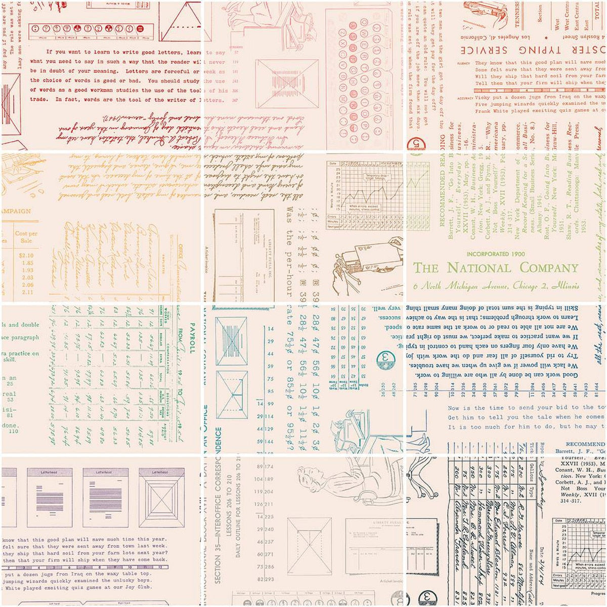 TYPE/ography Fat Quarter Bundle B