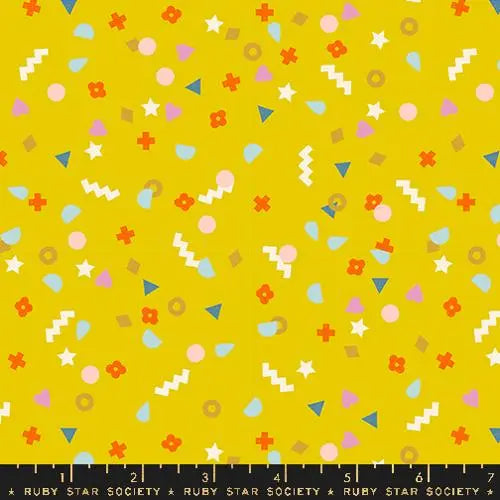 Washi Plus Goldenhour Ditsy Childerns 43"/44" Fabric Per Yard