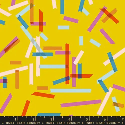 Washi Plus Goldenhour Novelty Tape 43"/44" Fabric Per Yard