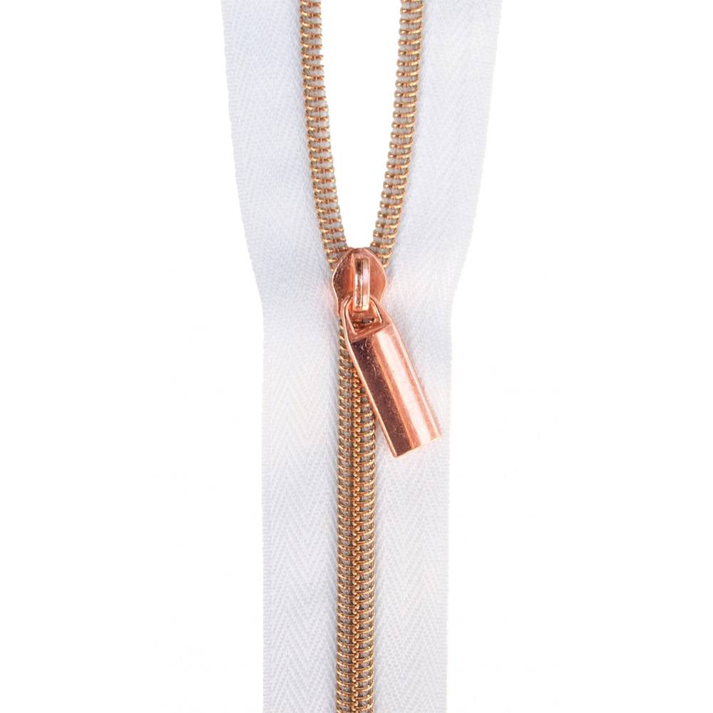 Sallie Tomato, #5 Nylon Coil Zipper (3yds) w/ 9 Zipper Pulls