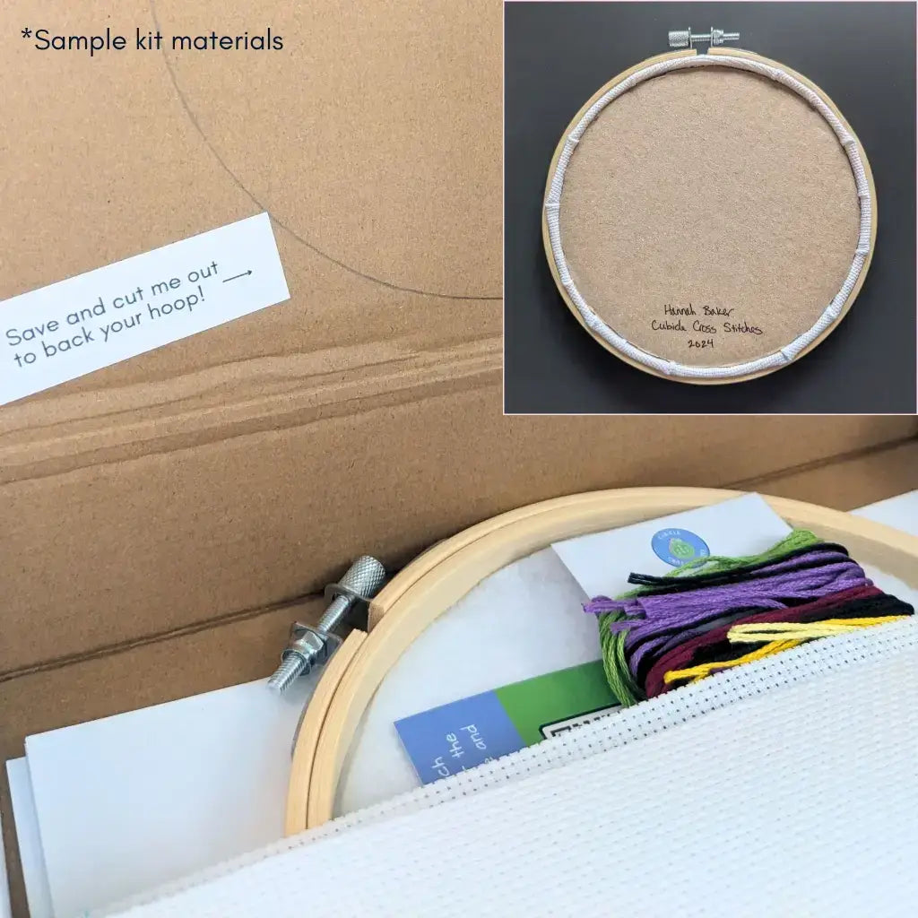 CPU Overload - Funny Relatable Cross Stitch Kit by Room for Calm
