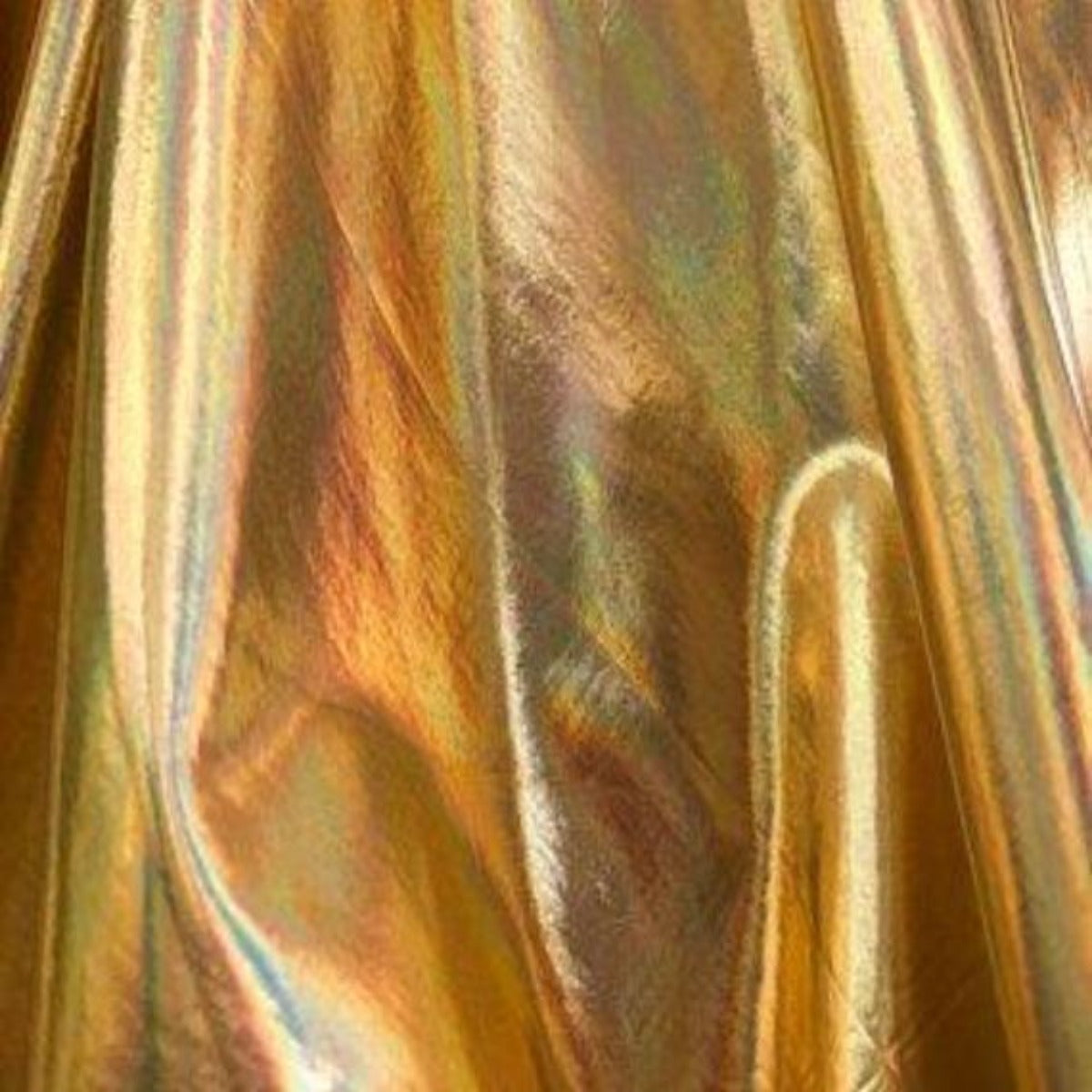 Metallic Iridescent Foil Spandex Fabric