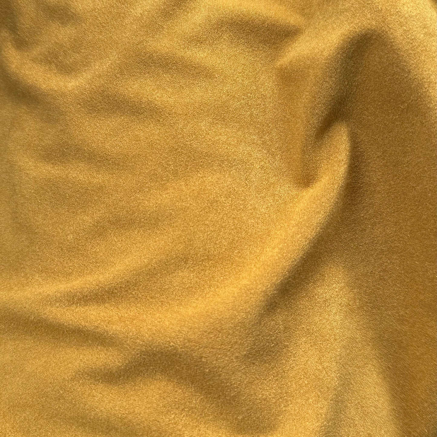 Micro Suede Spandex Fabric – Mustard – 58"/60" | Soft & Stretchy