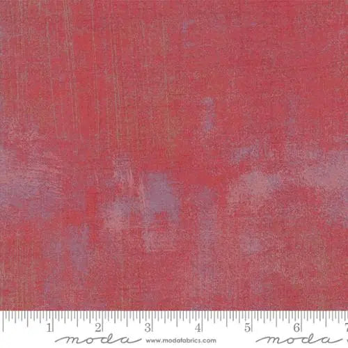 018 Red Sateen Moda Grunge - Fat Quarter