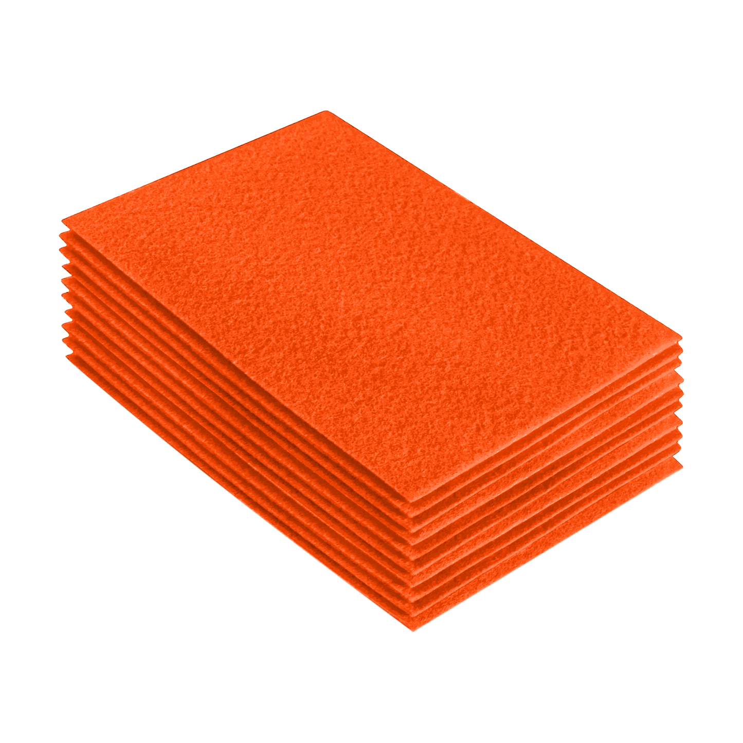 FabricLA Acrylic Felt 9"X12" Sheet Packs | Light Orange