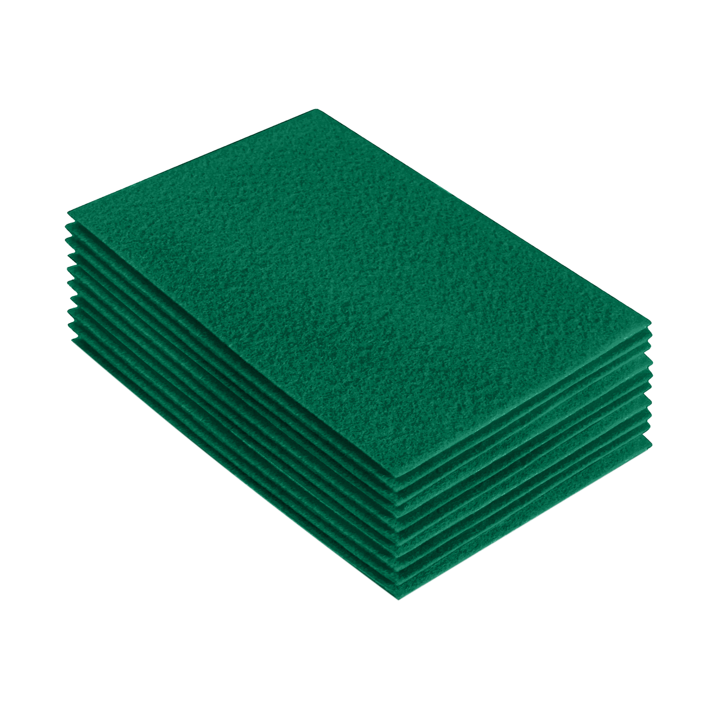 FabricLA Acrylic Felt 9"X12" Sheet Packs | Kelly Green