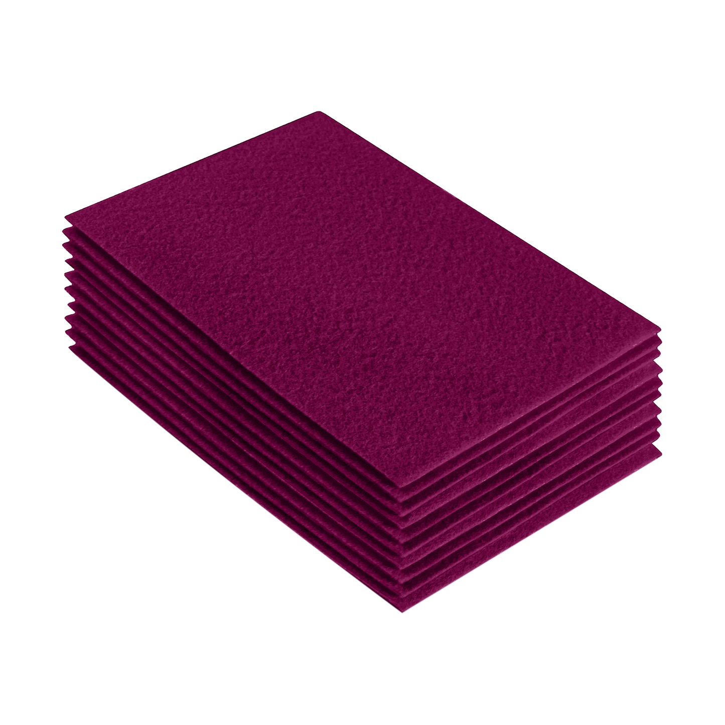 FabricLA Acrylic Felt 9"X12" Sheet Packs | Oxblood Burgundy