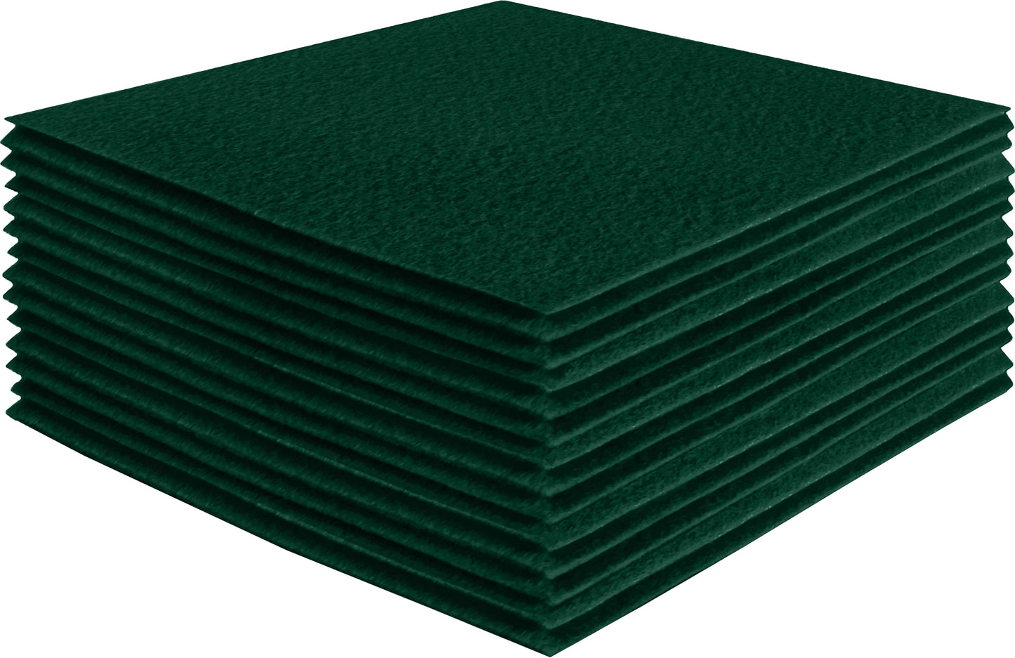 FabricLA Acrylic Felt Craft Sheet Packs – Hunter Green | Soft 100% Acrylic Felt Sheets for DIY & Crafts