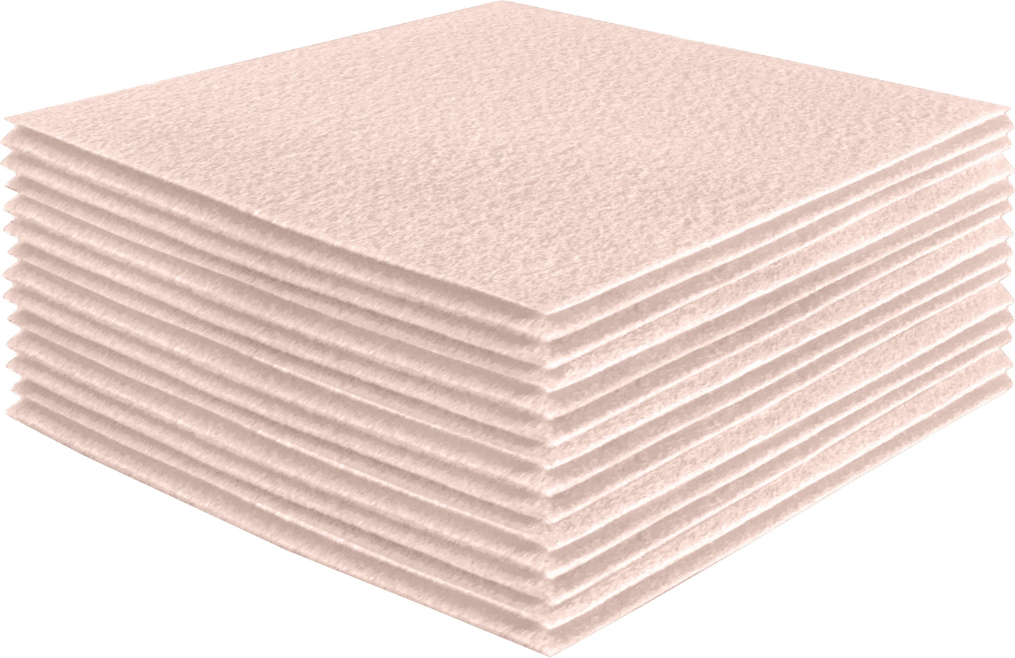 FabricLA Acrylic Felt Craft Sheet Packs – Ivory | Soft 100% Acrylic Felt Sheets for DIY & Crafts