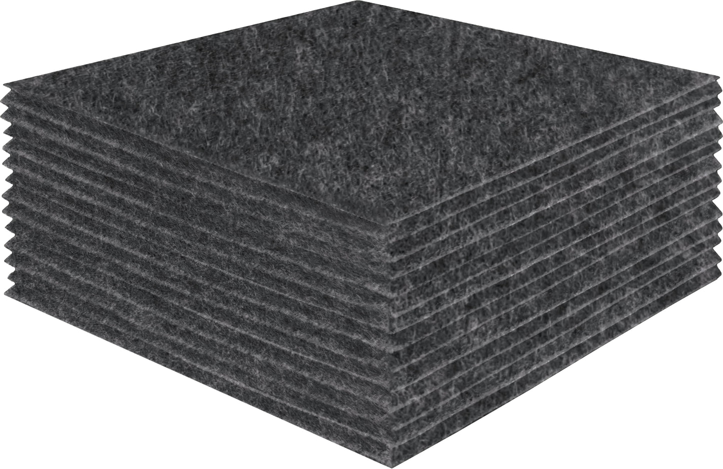 FabricLA Acrylic Felt Craft Sheet Packs – Charcoal | Soft 100% Acrylic Felt Sheets for DIY & Crafts