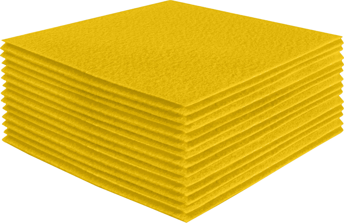 FabricLA Acrylic Felt Craft Sheet Packs – Yellow | Soft 100% Acrylic Felt Sheets for DIY & Crafts