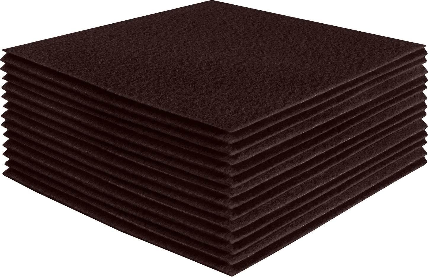 FabricLA Acrylic Felt Craft Sheet Packs – Brown | Soft 100% Acrylic Felt Sheets for DIY & Crafts