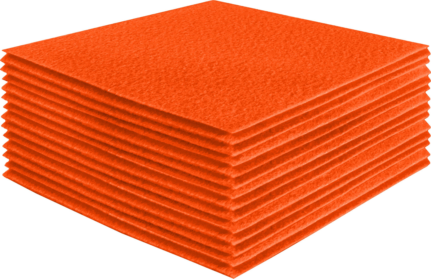 FabricLA Acrylic Felt Craft Sheet Packs – Light Orange | Soft 100% Acrylic Felt Sheets for DIY & Crafts