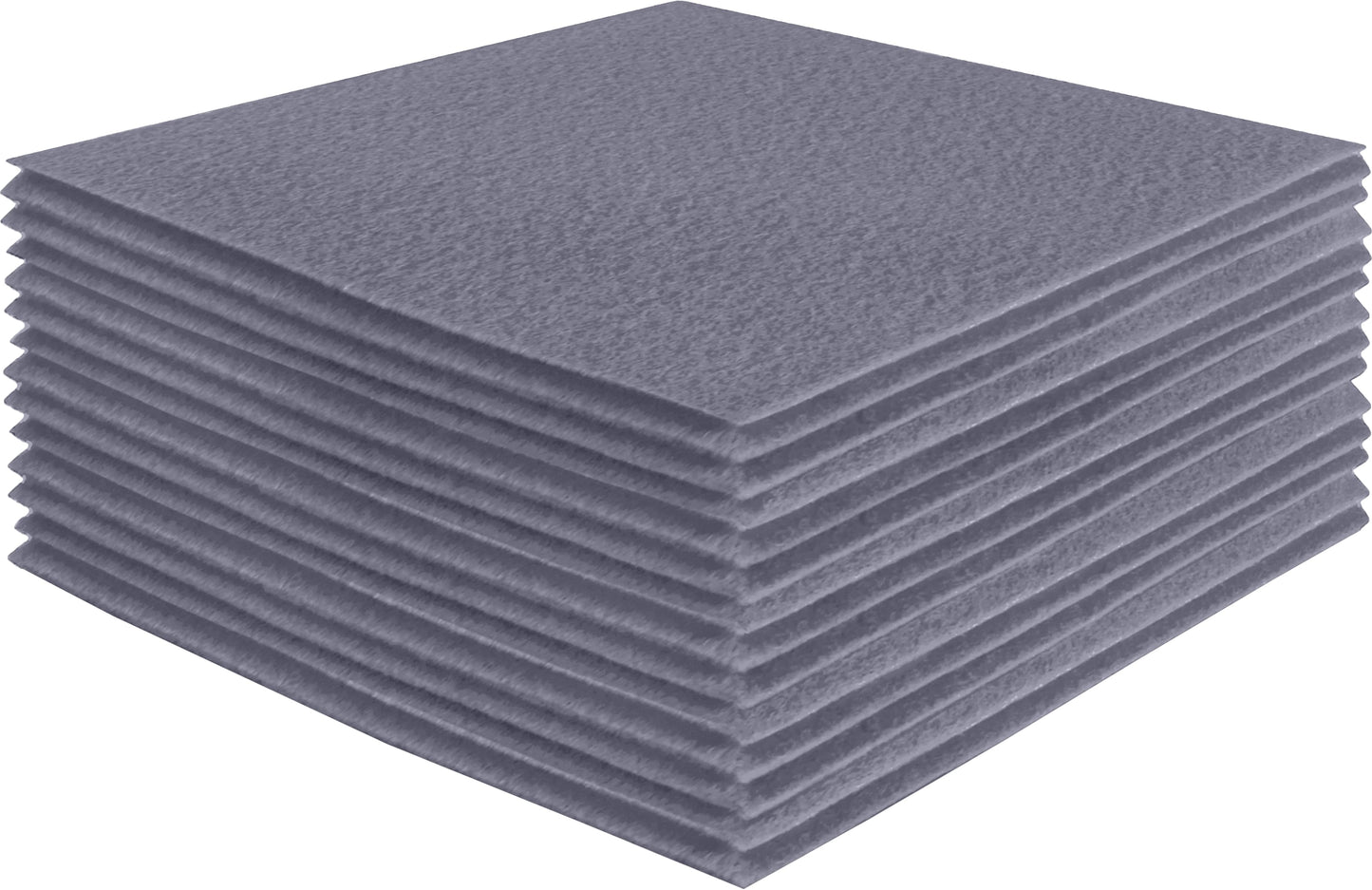 Acrylic Felt Craft Sheet Packs – Gray | 100% Soft Felt Sheets by FabricLA