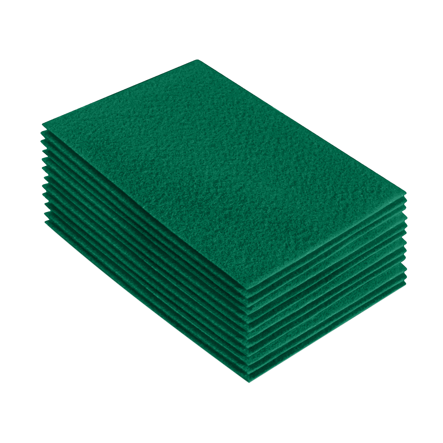 FabricLA Acrylic Felt 9"X12" Sheet Packs | Kelly Green