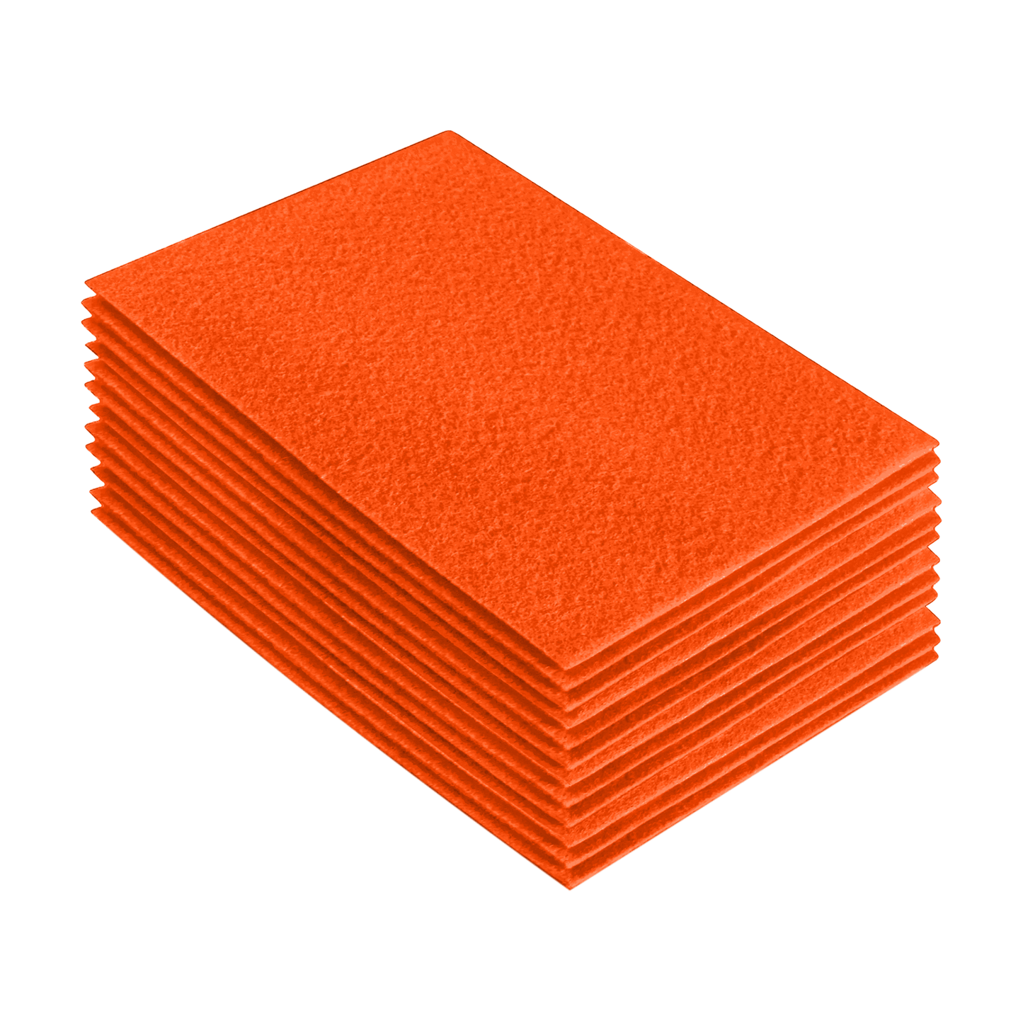FabricLA Acrylic Felt 9"X12" Sheet Packs | Light Orange