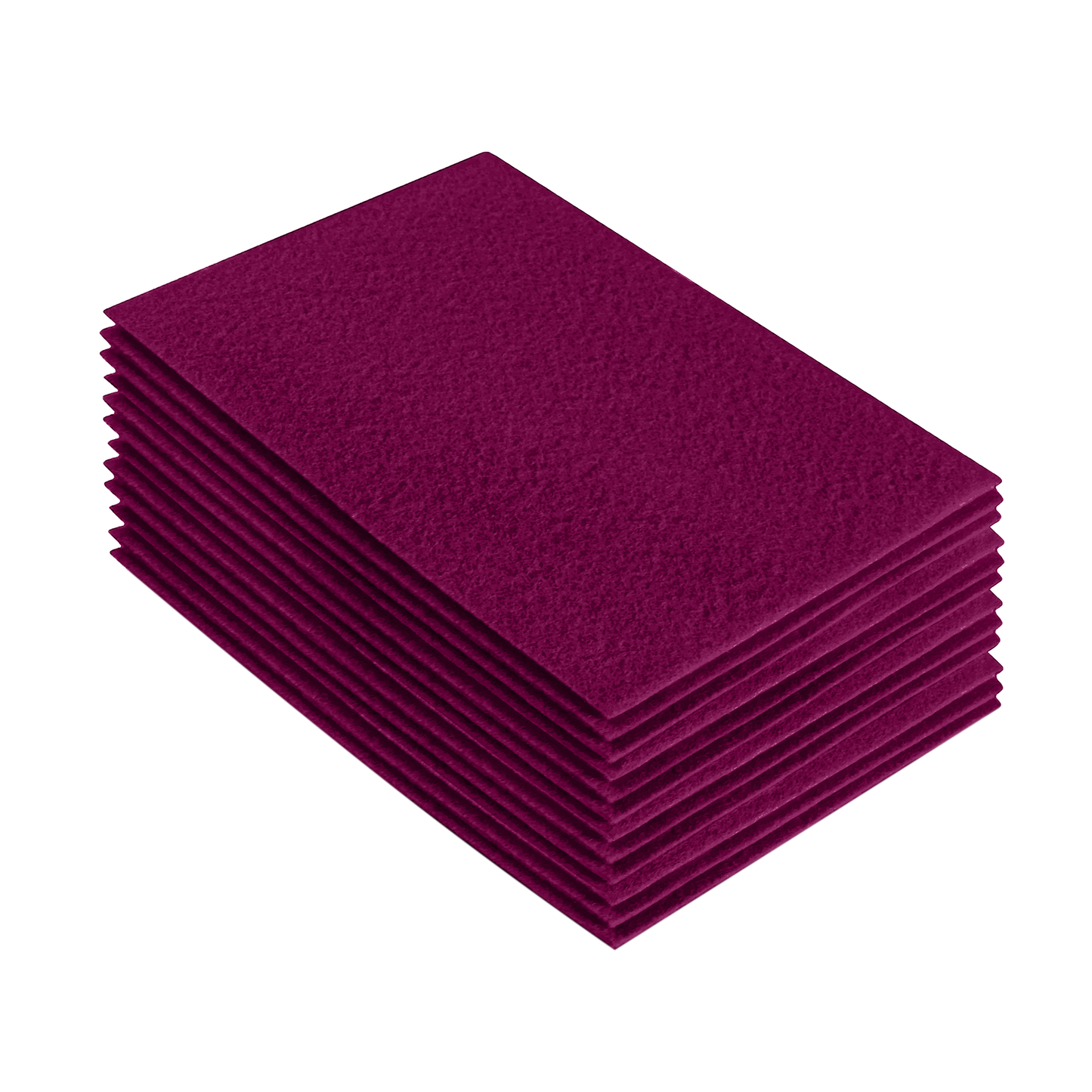 FabricLA Acrylic Felt 9"X12" Sheet Packs | Oxblood Burgundy