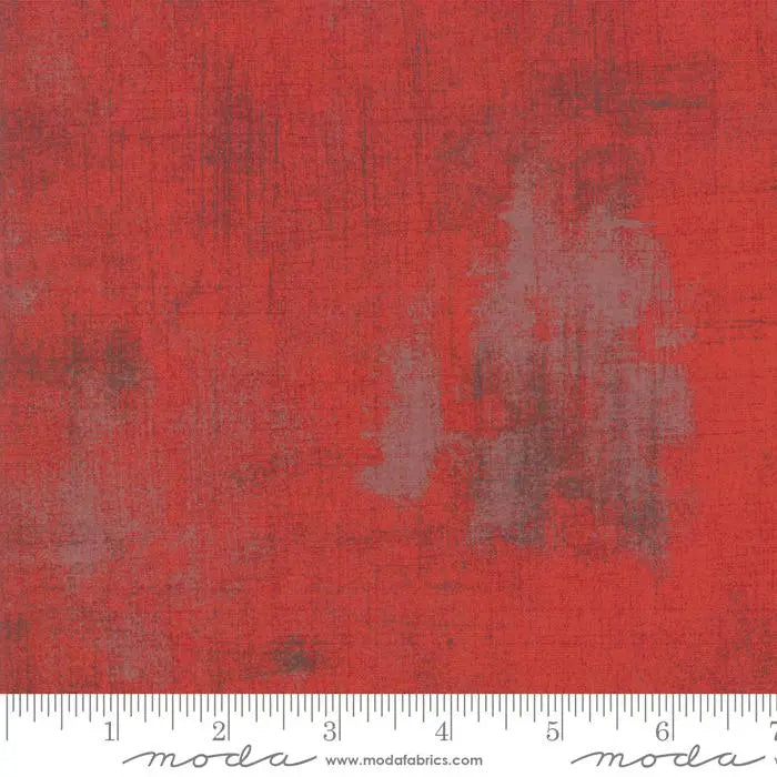151 Red Moda Grunge - Fat Quarter