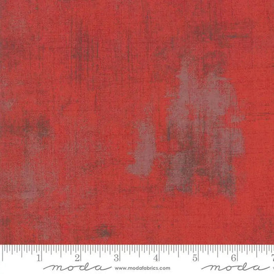 151 Red Moda Grunge - Fat Quarter