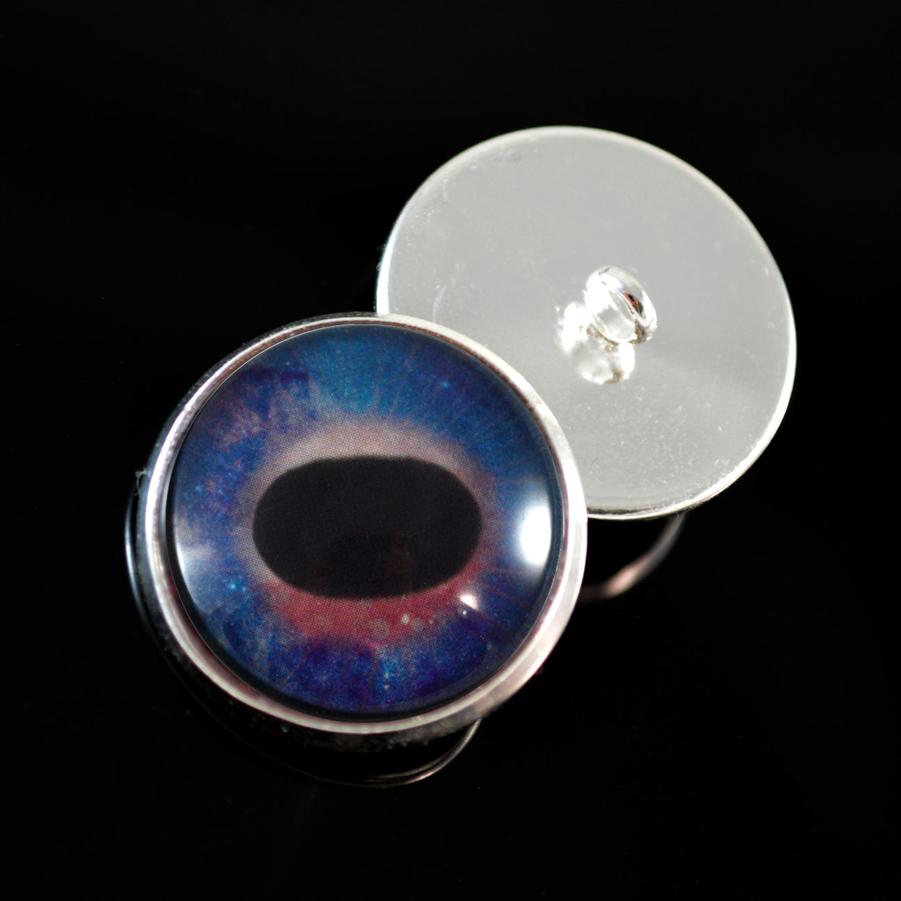 Galaxy Unicorn Sew-On Button Glass Eyes