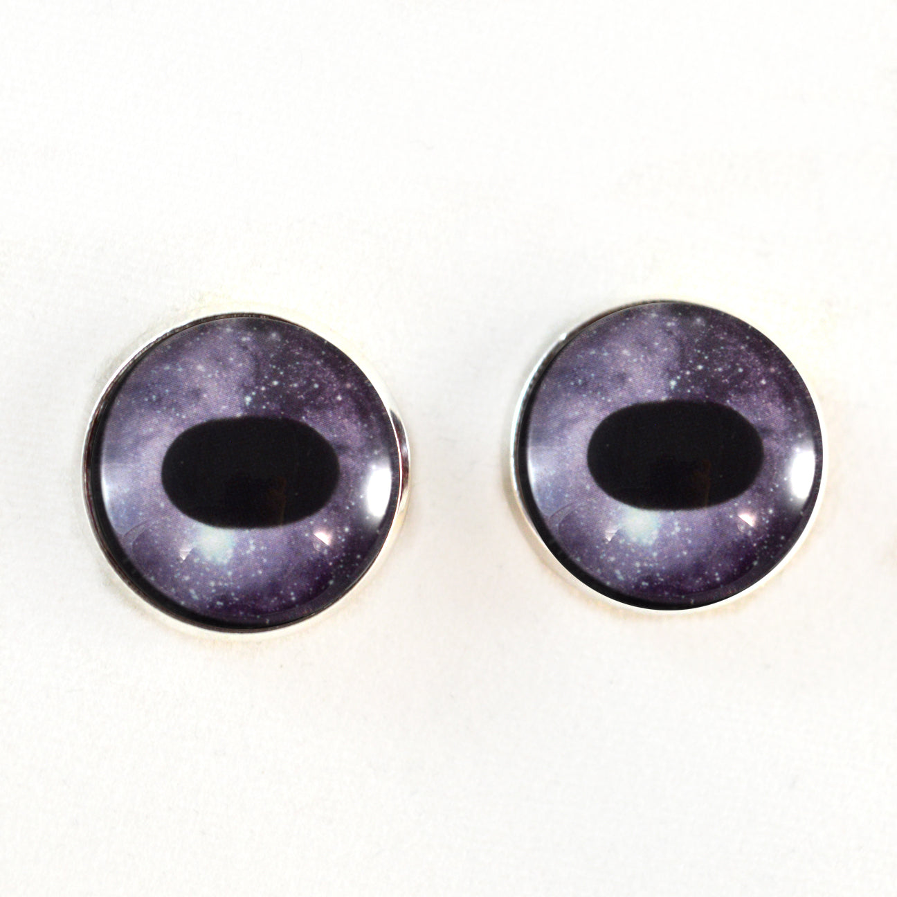 Purple Unicorn Sew-On Button Glass Eyes