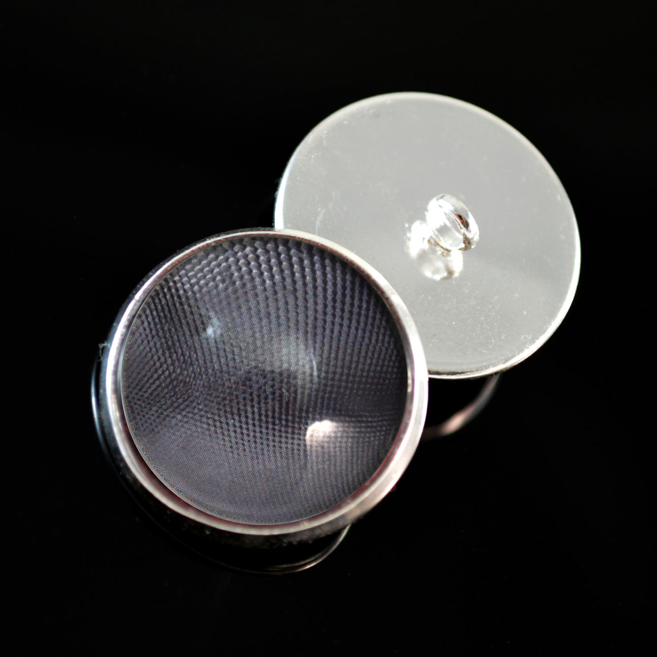 Black Bee Insect Sew-On Button Glass Eyes